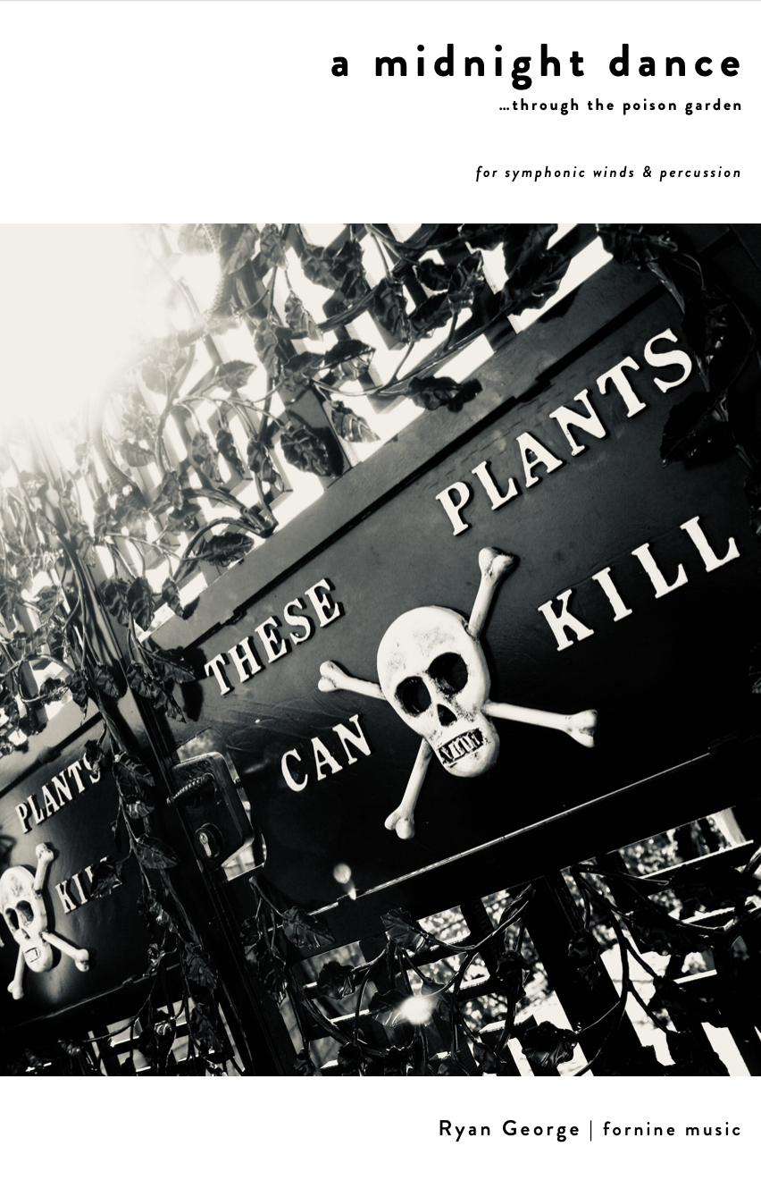 A Midnight Dance ... Through The Poisoned Garden (Score Only) by Ryan George