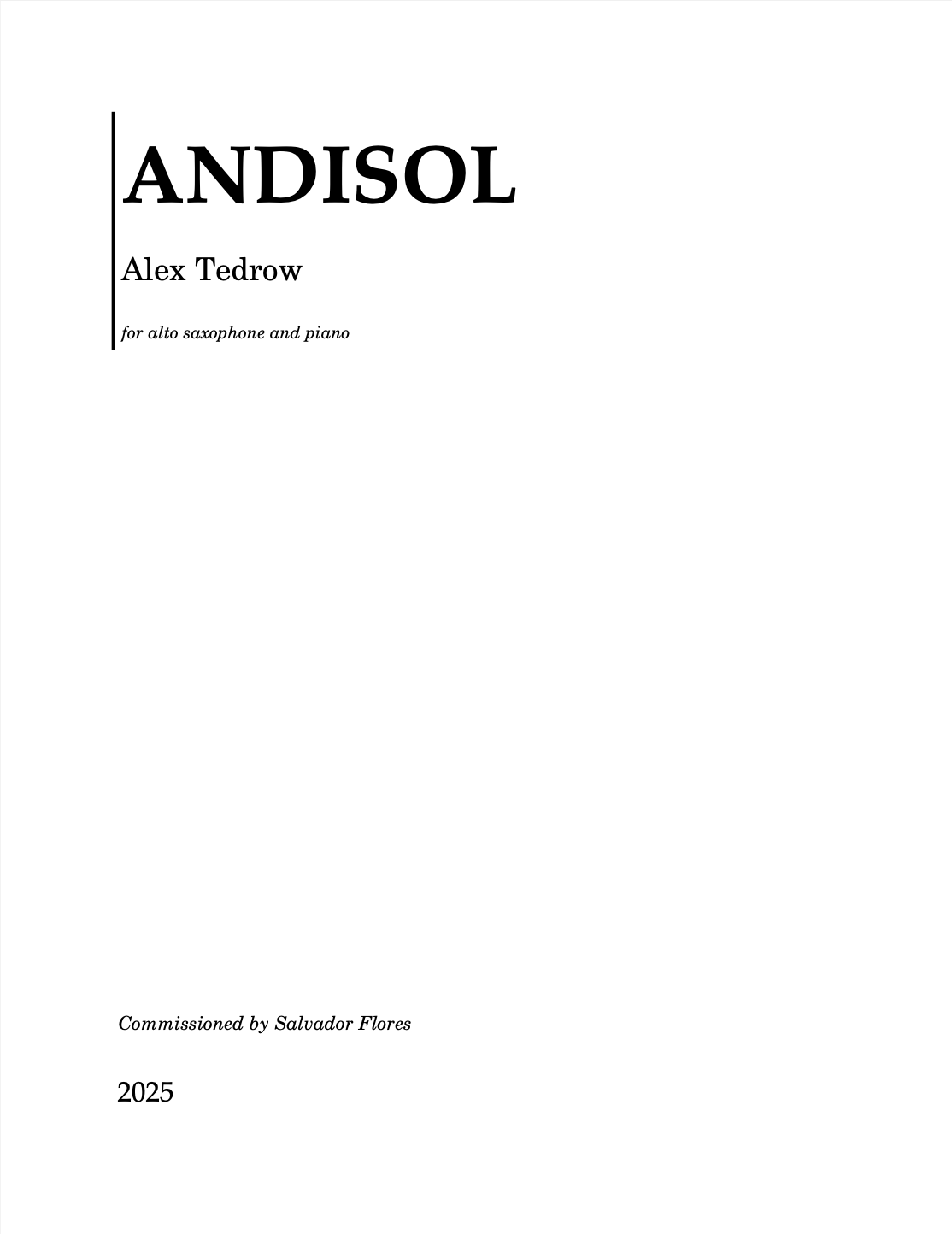Andisol by Alex Tedrow