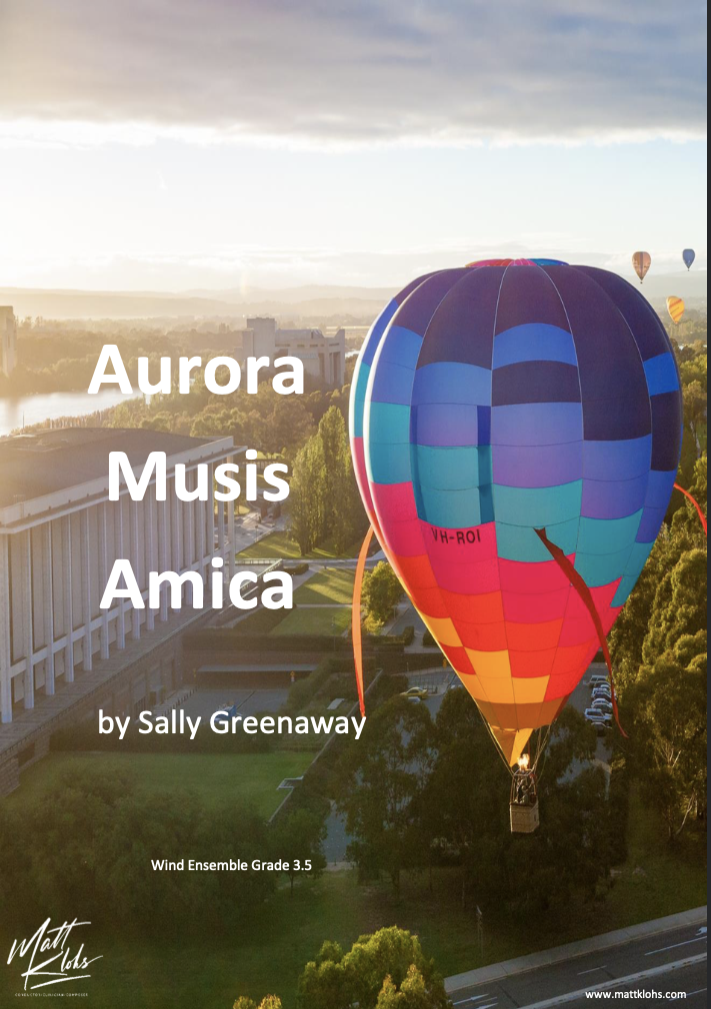 Aurora Musis Amica (Score Only) by Sally Greenaway