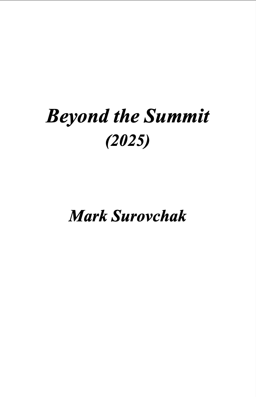 Beyond The Summit (Score Only) by Mark Surovchak