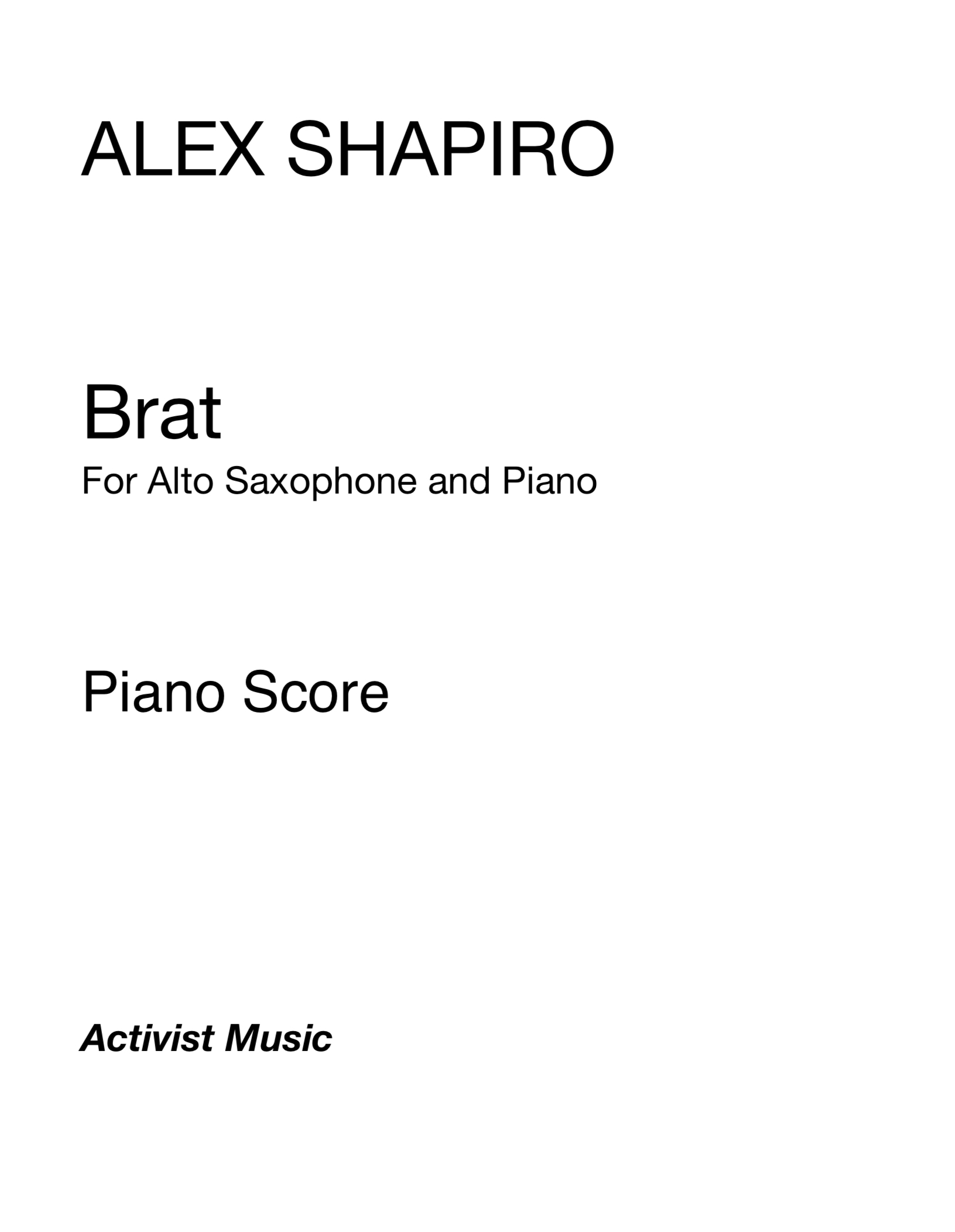 Brat by Alex Shapiro