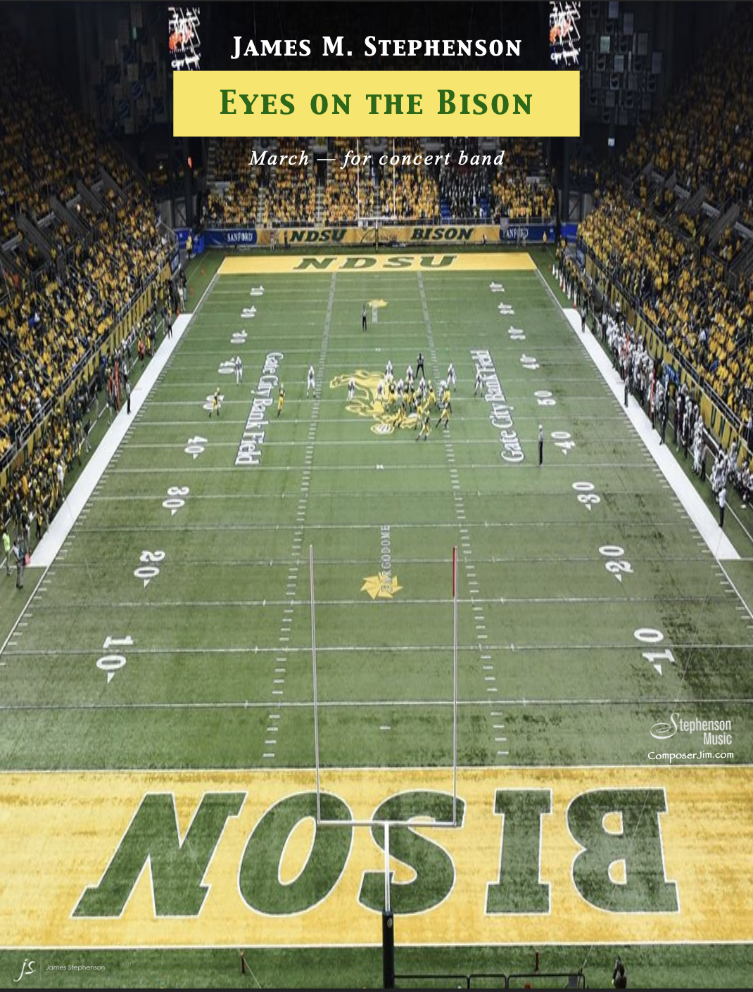 Eyes On The Bison (Score Only) by James Stephenson