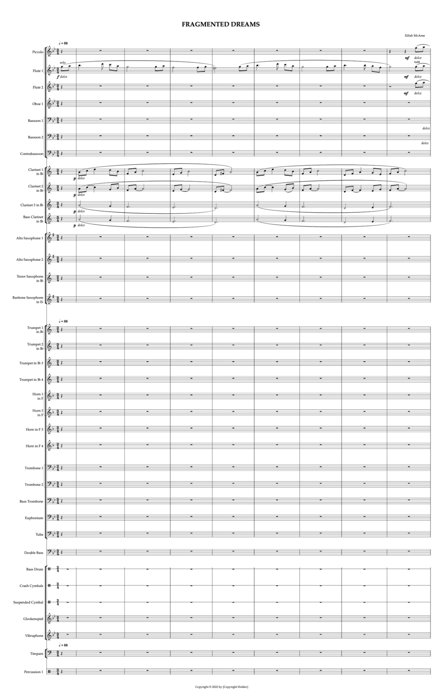 Fragmented Dreams by Eilish McAree