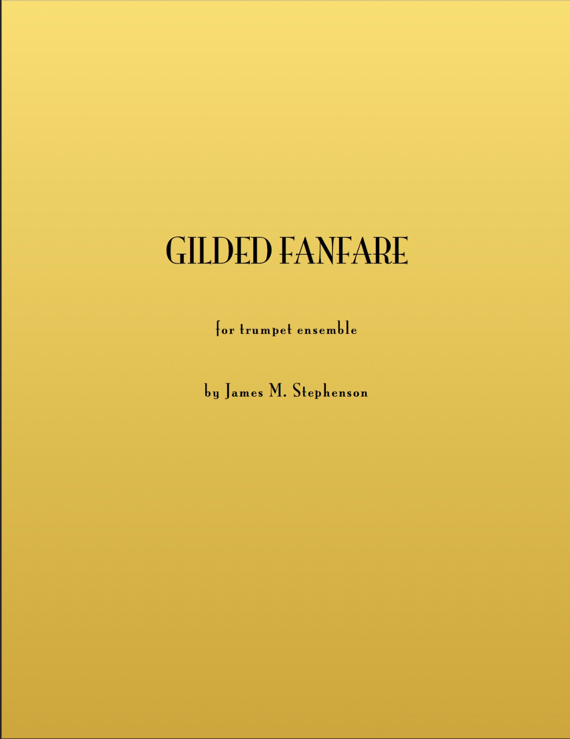 Gilded Fanfare by James Stephenson