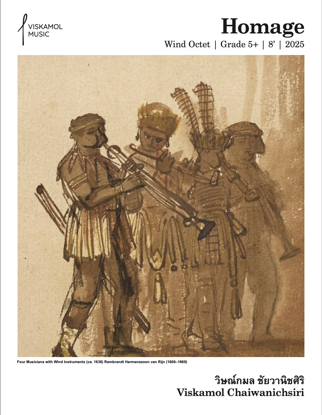 Homage (Score Only) by Viskamol Chaiwanichsiri