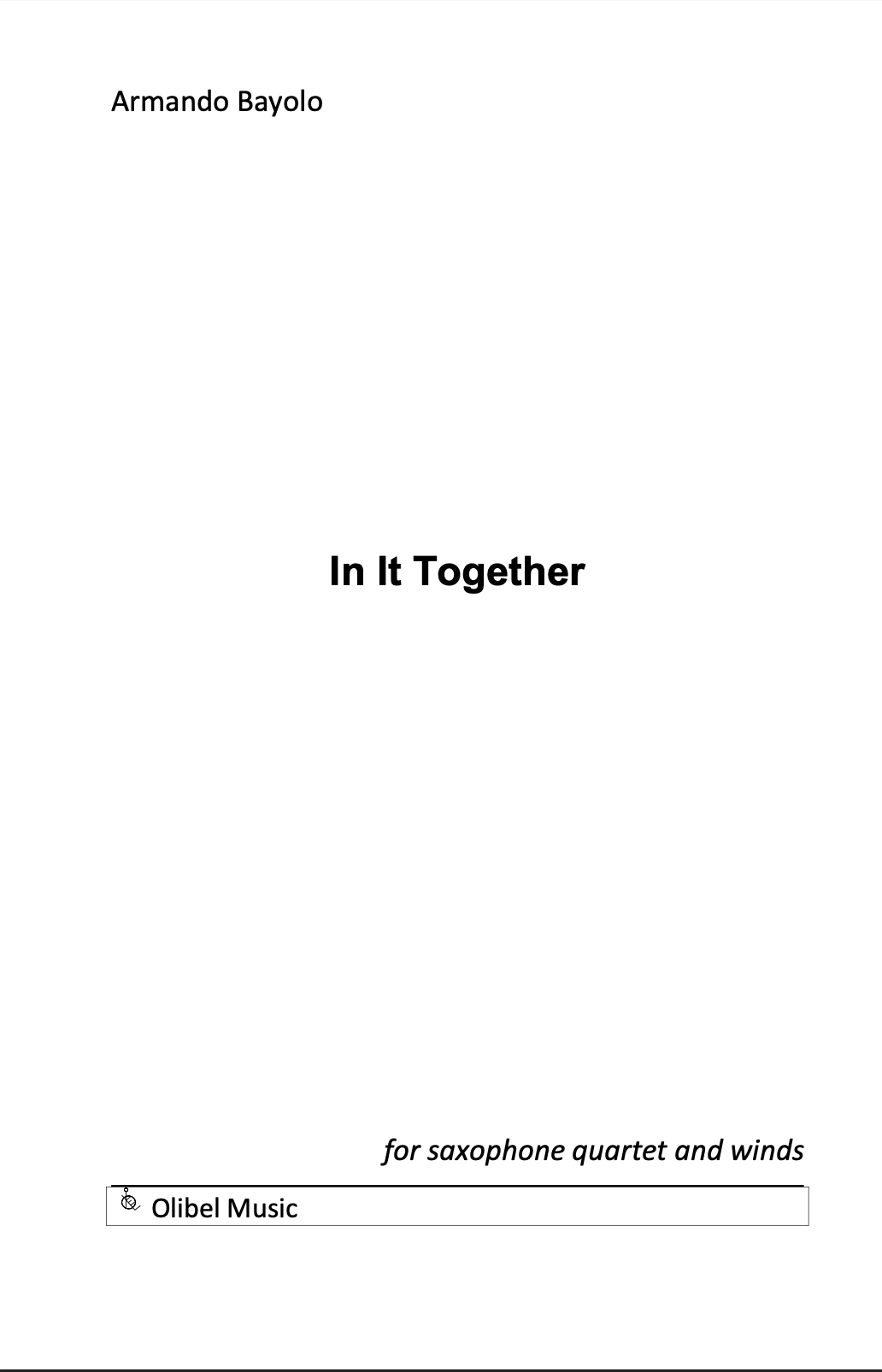 In It Together by Armando Bayolo