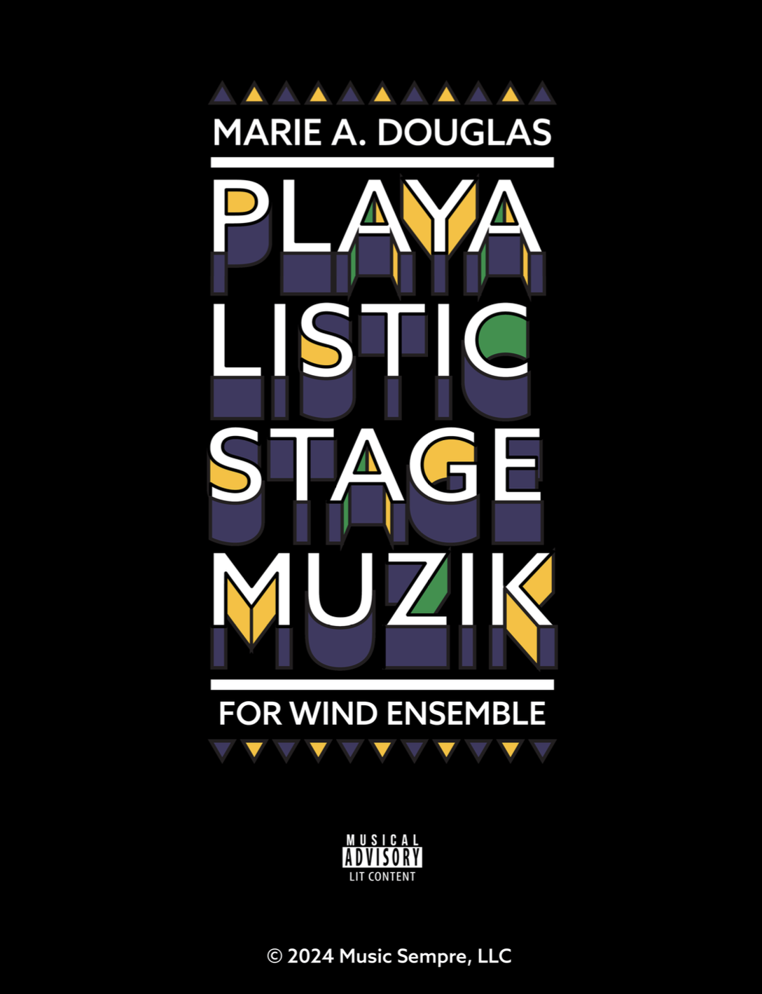 Playalisticstagemuzik (score Only) by Marie Douglas