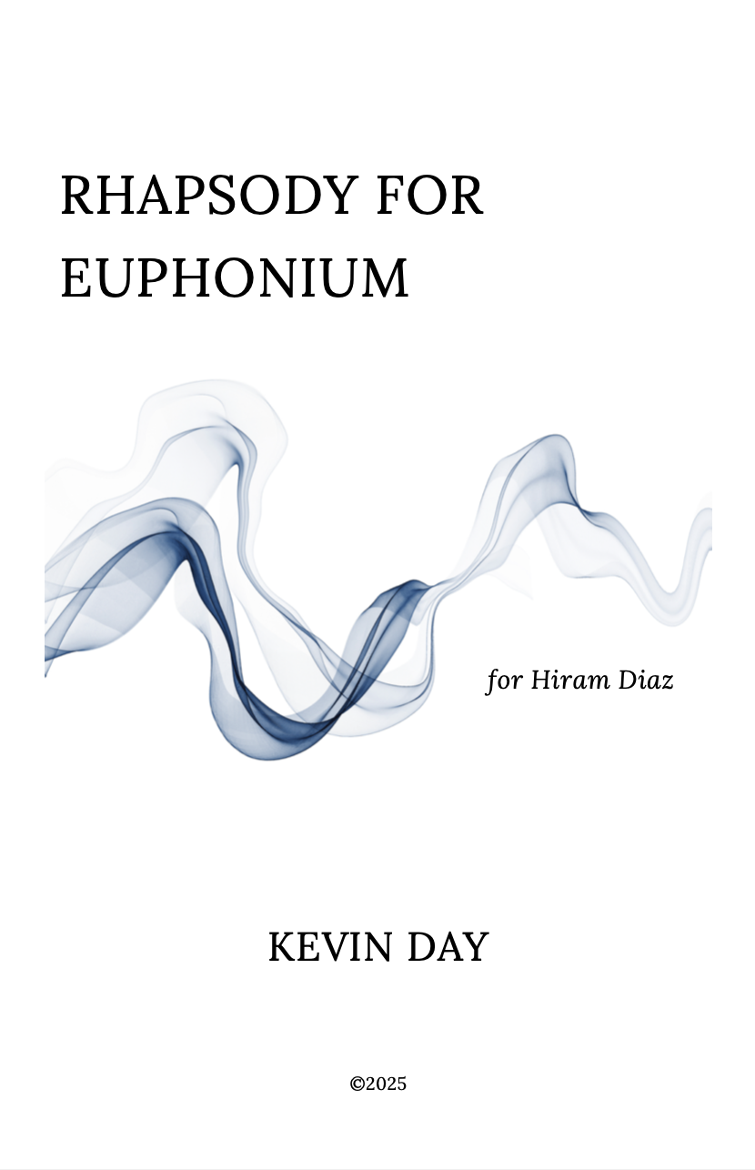 Rhapsody For Euphonium (Score Only) by Kevin Day