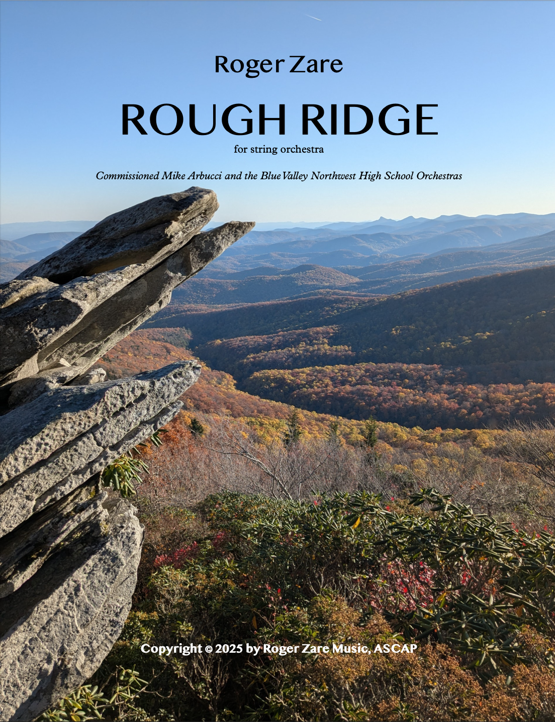 Rough Ridge (Score Only) by Roger Zare