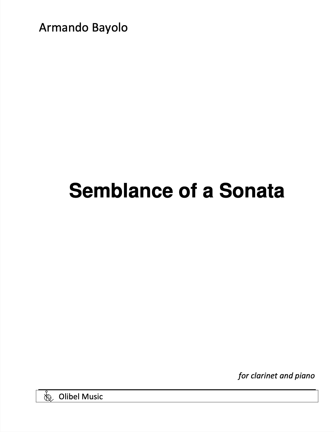 Semblance Of A Sonata by Armando Bayolo