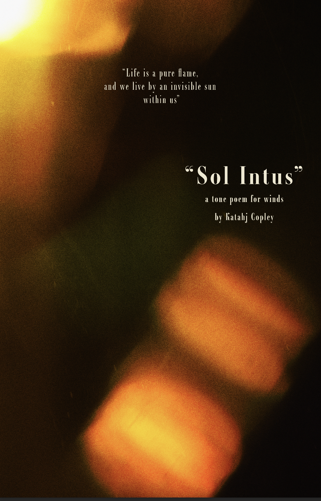 Sol Intus by Katahj Copley