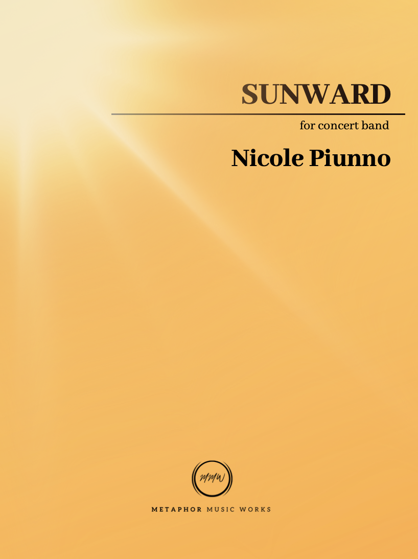 Sunward (Score Only) by Nicole Piunno