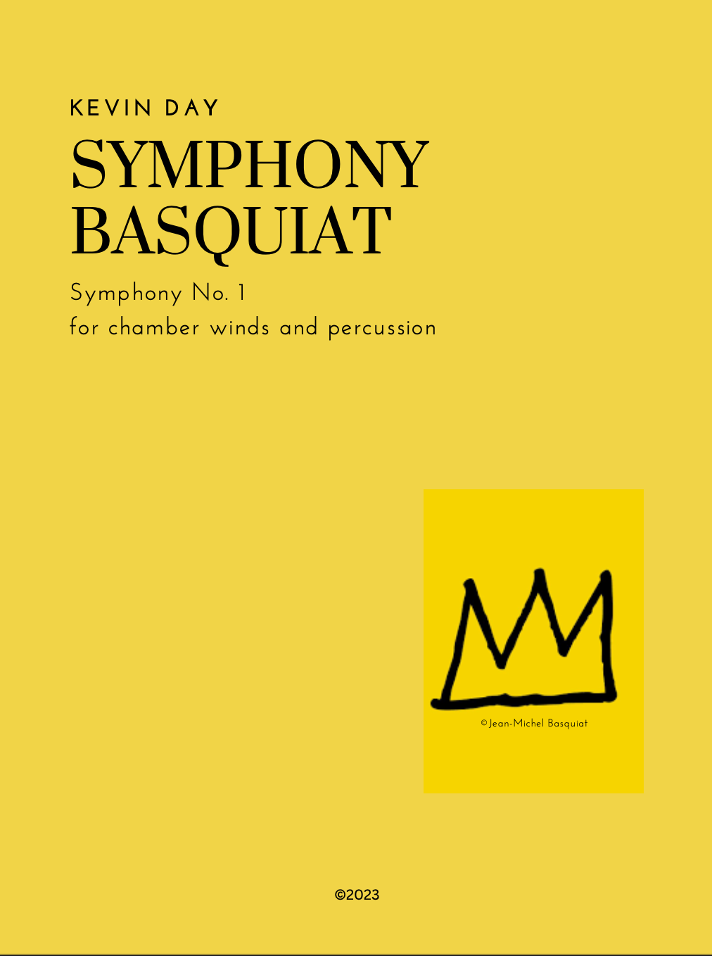 Symphony Basquiat (Score Only) by Kevin Day