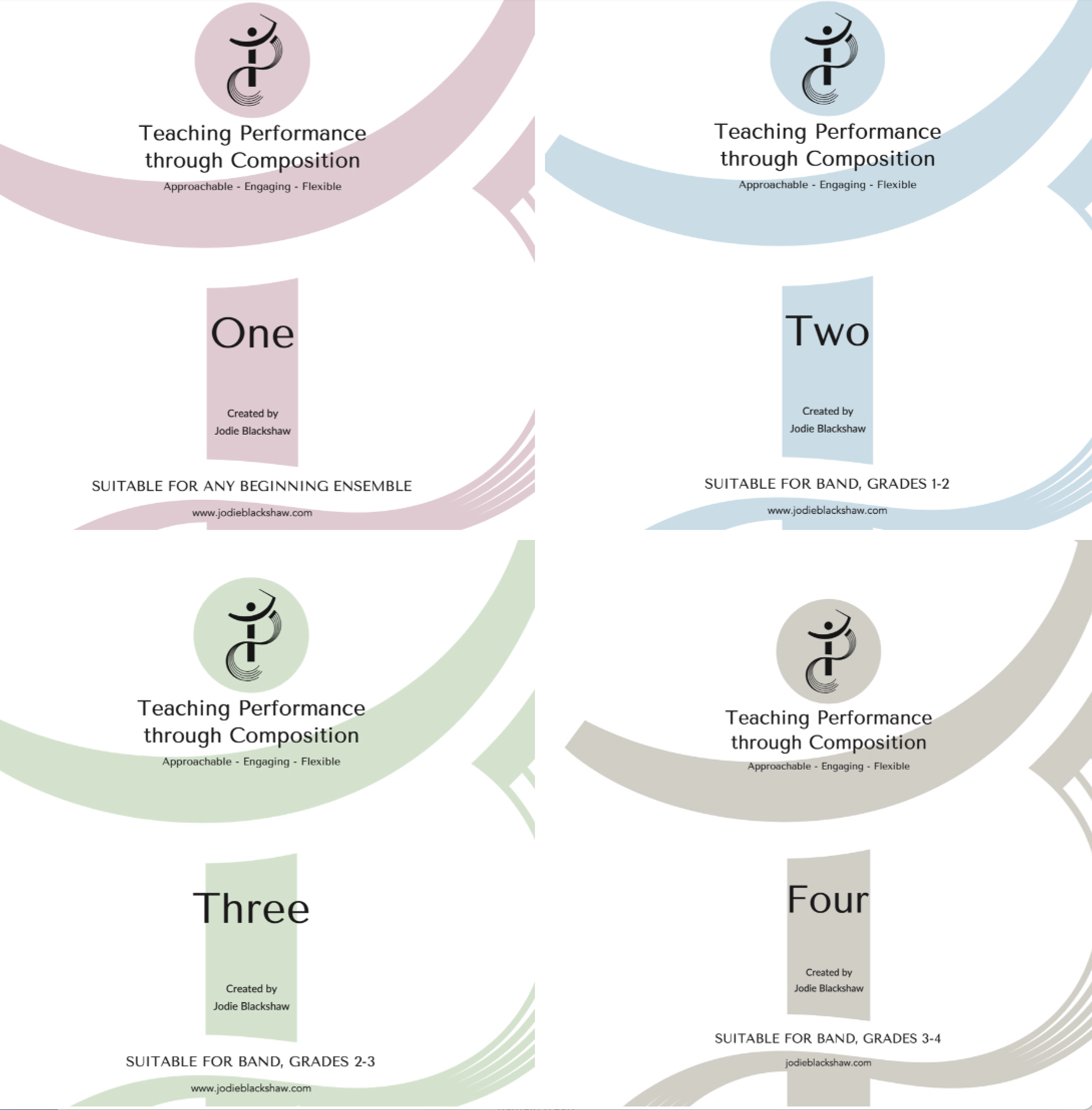 Teaching Performance Through Composition Vols 1-4
 by Jodie Blackshaw