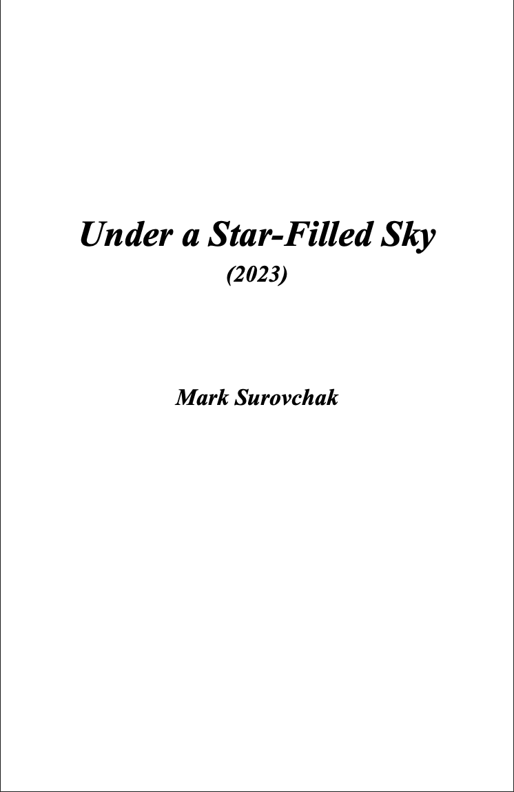 Under A Star-Filled Sky by Mark Surovchak